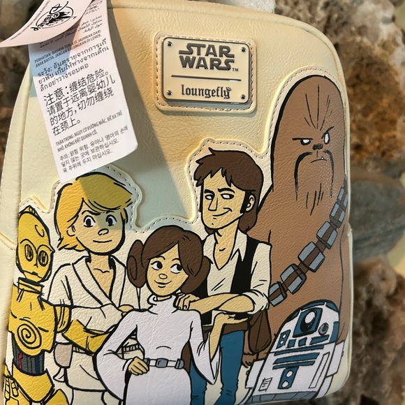 Exclusive Disney Parks Star Wars Loungefly Backpack Rebel Alliance Brand New!! main image 5